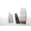 Anodized aluminum profile for sliding wardrobe door and wardrobe door track